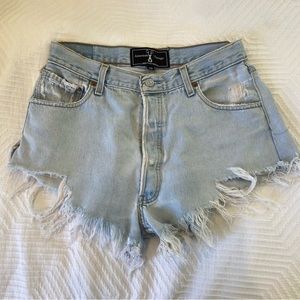 Levi Denim Cut Off Shorts